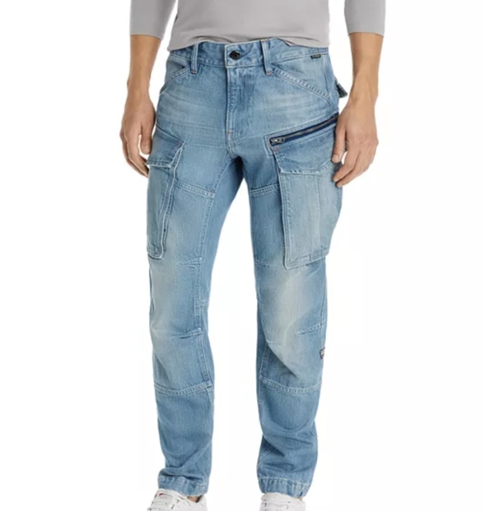 G-Star Raw Rovic Zip 3D Light Blue Denim Jeans_1 - Picture 4 of 6